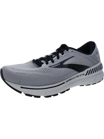 Shop Brooks Adrenaline Gts 22 Mens Fitness Workout Athletic And Training Shoes In Grey