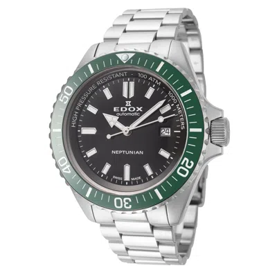 Shop Edox Men's Neptunian 44mm Automatic Watch In Green