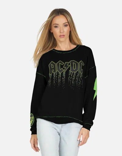 Lauren Moshi Babbs Ac/dc Neon Stud In Black