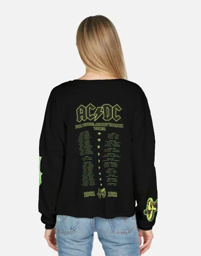 Lauren Moshi Lee Ac/dc Neon Stud In Black