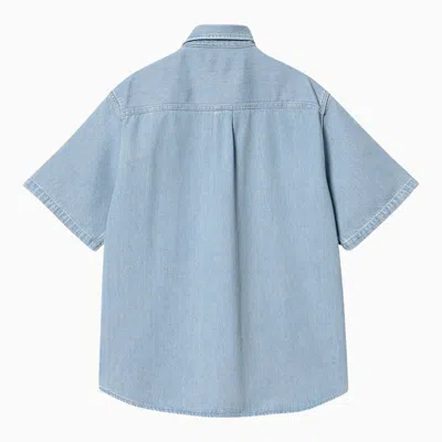 Shop Carhartt Wip S/s Ody Shirt In Denim In Blue