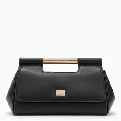 Shop Dolce & Gabbana Dolce&gabbana Medium Sicily Handbag In Black