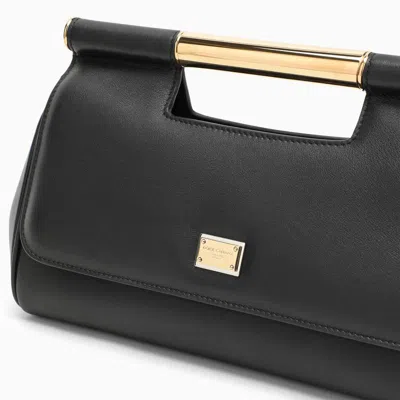 Shop Dolce & Gabbana Dolce&gabbana Medium Sicily Handbag In Black