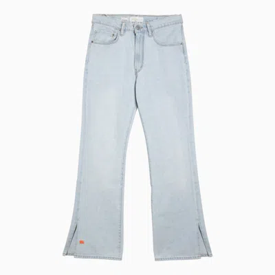 Shop Erl Levi's X  Light Flared Jeans In Blue