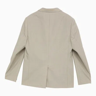 Shop Fendi Single-breasted Jacket In In Beige