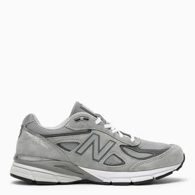 Shop New Balance Low Made In Usa 990v4 Trainer In Grey