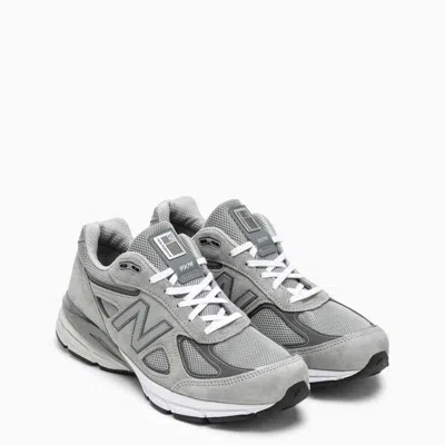 Shop New Balance Low Made In Usa 990v4 Trainer In Grey