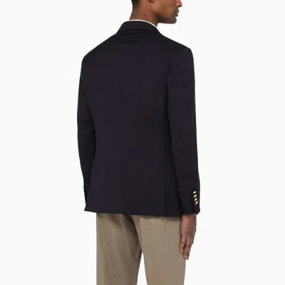 Shop Polo Ralph Lauren Single-breasted Jacket In In Blue
