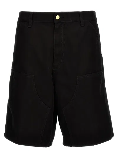 Shop Carhartt Double Knee Bermuda, Short In Black