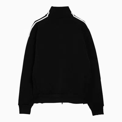 Shop Y-3 Adidas  And White Track Sweater With Logo In Black