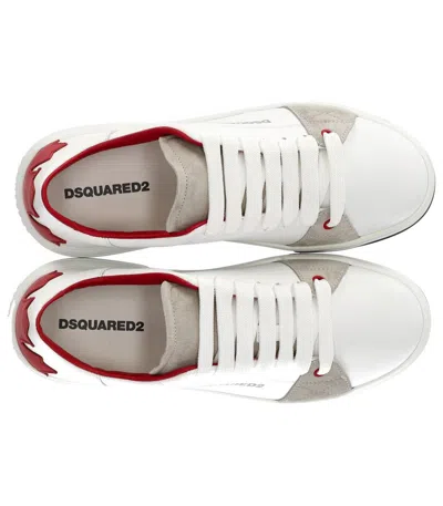Shop Dsquared2 Bumper White Red Sneaker