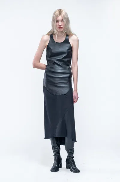 Shop Rick Owens Leather Tank In 40