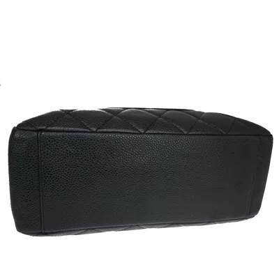 CHANEL Pre-owned Shopping Black Leather Shoulder Bag ()