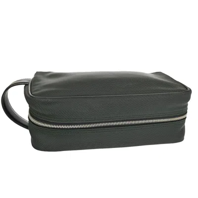 LOUIS VUITTON Pre-owned Parana Green Canvas Clutch Bag ()