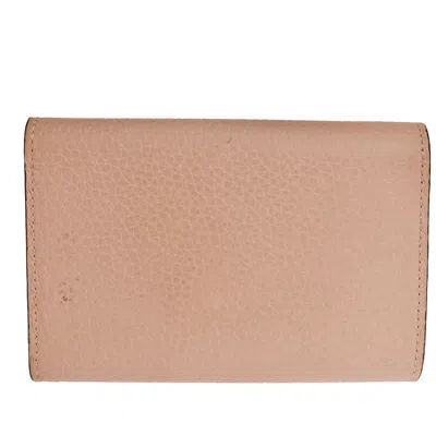 Pre-owned Louis Vuitton Portefeuille Capucines Pink Leather Wallet  ()