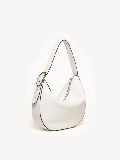Shop M. Gemi The Evelina Shoulder Bag In Ivory