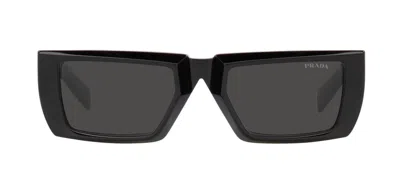 Shop Prada Pr 24ys 1ab5s0 Rectangle Sunglasses In Multi