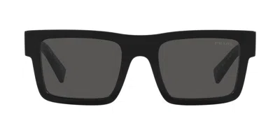 Shop Prada Pr 19ws 1ab5s0 Flattop Sunglasses In Multi