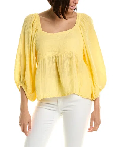 Shop Michael Stars Patsy Top In Yellow