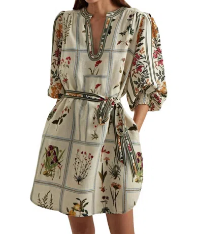 Shop Ranna Gill Ava Dress In Tile Bloom In Multi