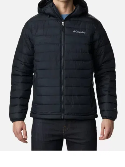Shop Columbia Powder Lite Hoodie Jacket In 010 - Black In Multi