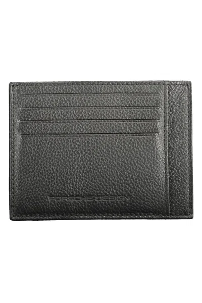 Shop Porsche Design Leather Men's Wallet In Black
