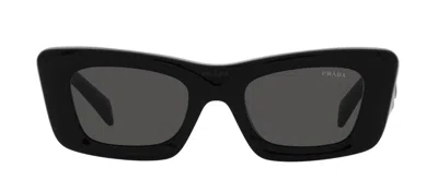 Shop Prada Pr 13zs 1ab5s0 Cat Eye Sunglasses In Multi