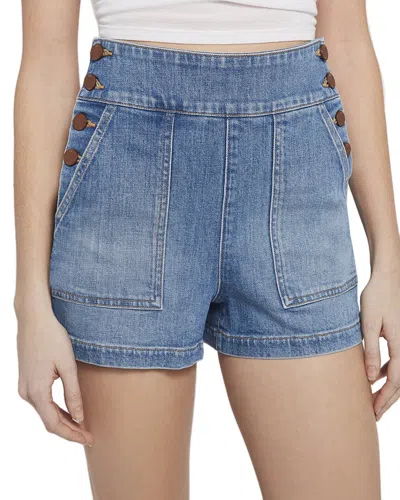 Shop Alice And Olivia Donald Short In Blue
