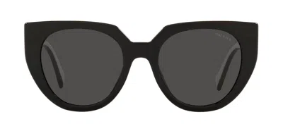 Shop Prada Pr 14ws 09q5s0 Cat Eye Sunglasses In Multi
