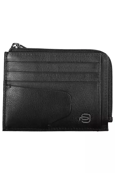 Shop Piquadro Leather Men's Wallet In Black