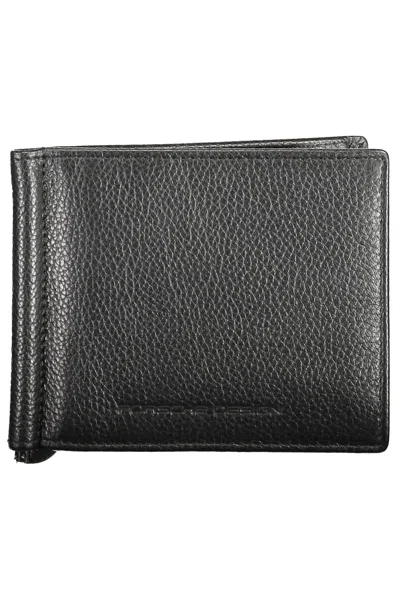 Shop Porsche Design Leather Men's Wallet In Black