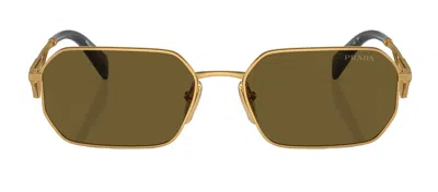 Shop Prada Pr A51s 15n01t Geometric Sunglasses In Multi