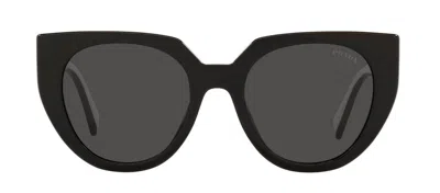 Shop Prada Pr 14wsf Sz 53 09q5s0 Cat Eye Sunglasses In Multi