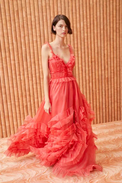 Shop Ulla Johnson Margaux Gown In Desert Rose