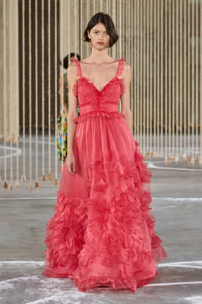 Shop Ulla Johnson Margaux Gown In Desert Rose