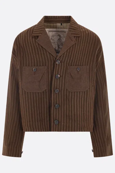 Shop Ziggy Chen Coats In Brown
