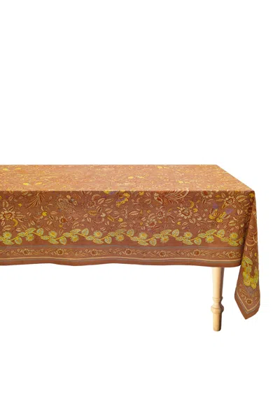 Shop Ulla Johnson Rectangular Tablecloth In Rose