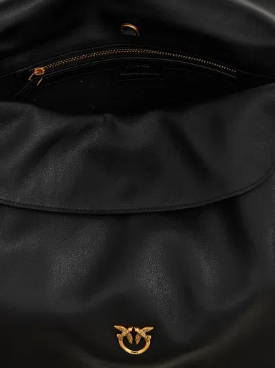 Shop Pinko Big Leaf Bag Hand Bags Black