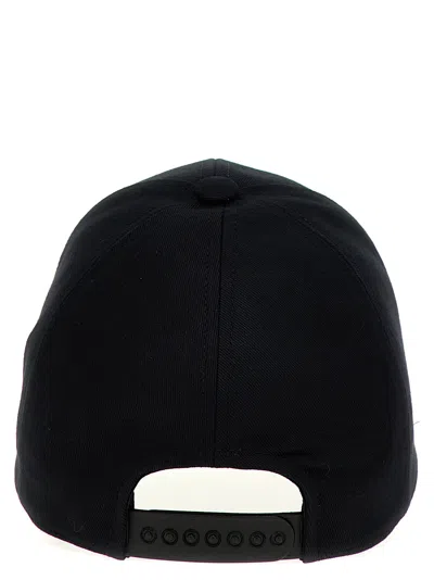 Shop Courrèges Logo Embroidery Cap Hats Black