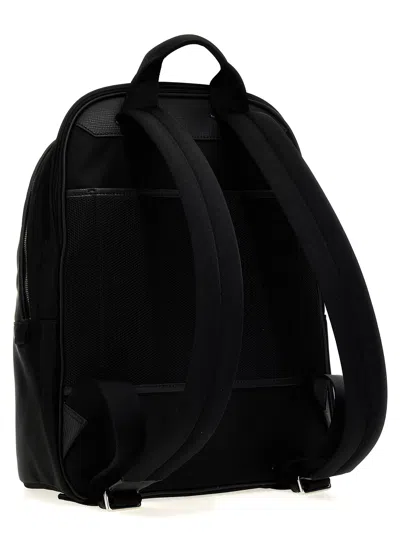 Shop Bally Logo Nylon Backpack Backpacks Black