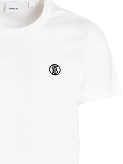 Shop Burberry Parker T-shirt White