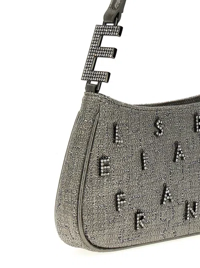 Shop Elisabetta Franchi Shoulder Bag Shoulder Bags Silver