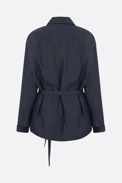 10 Corso Como Chambray Pyjama Shirt In Blue