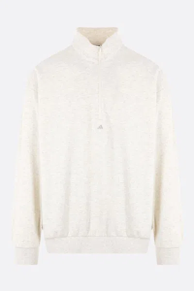 Shop Adidas Originals Adidas Sweaters In Cream White Melange