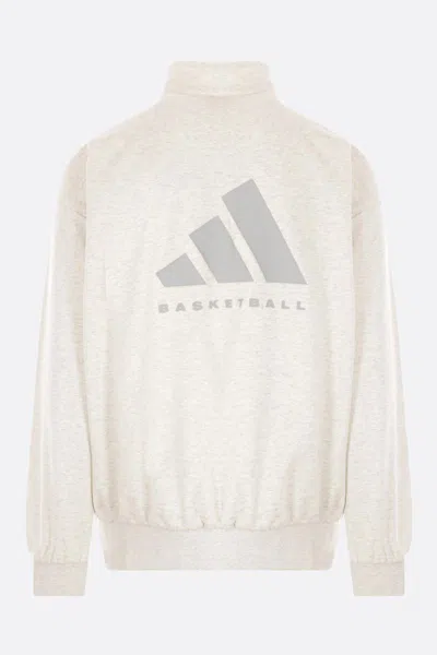 Shop Adidas Originals Adidas Sweaters In Cream White Melange