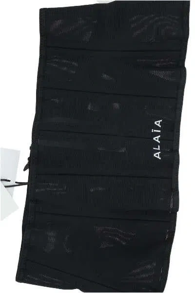 Shop Alaïa Alaia Belts In Noir Alaia