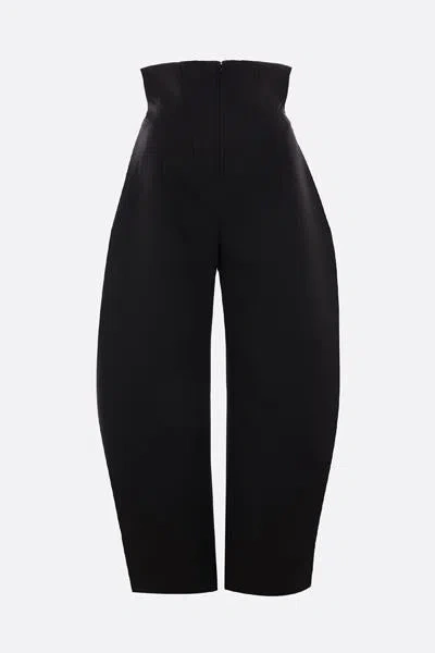 Shop Alaïa Alaia Trousers In Black