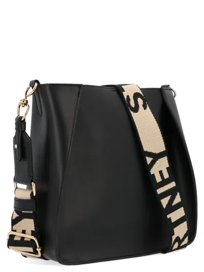 Shop Stella Mccartney Stella Logo Crossbody Bags Black