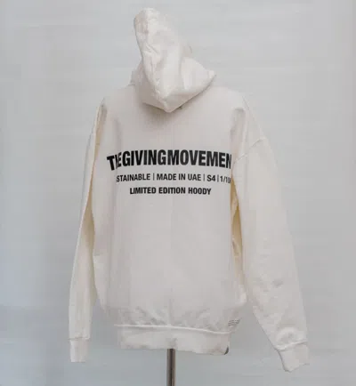 Pre-owned Giving Movement White Hoodie