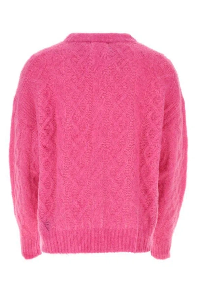 Isabel Marant Fucsia Alpaca Blend Anson Sweater In Pink